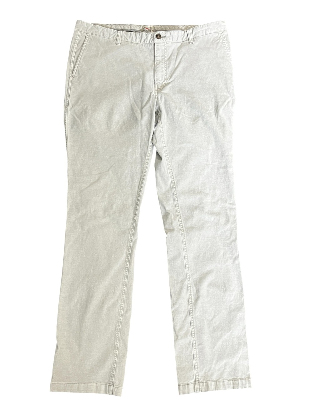 Faherty Stretch Chino Pants Men’s 38x32 Stone Beige Straight Leg Khaki Classic